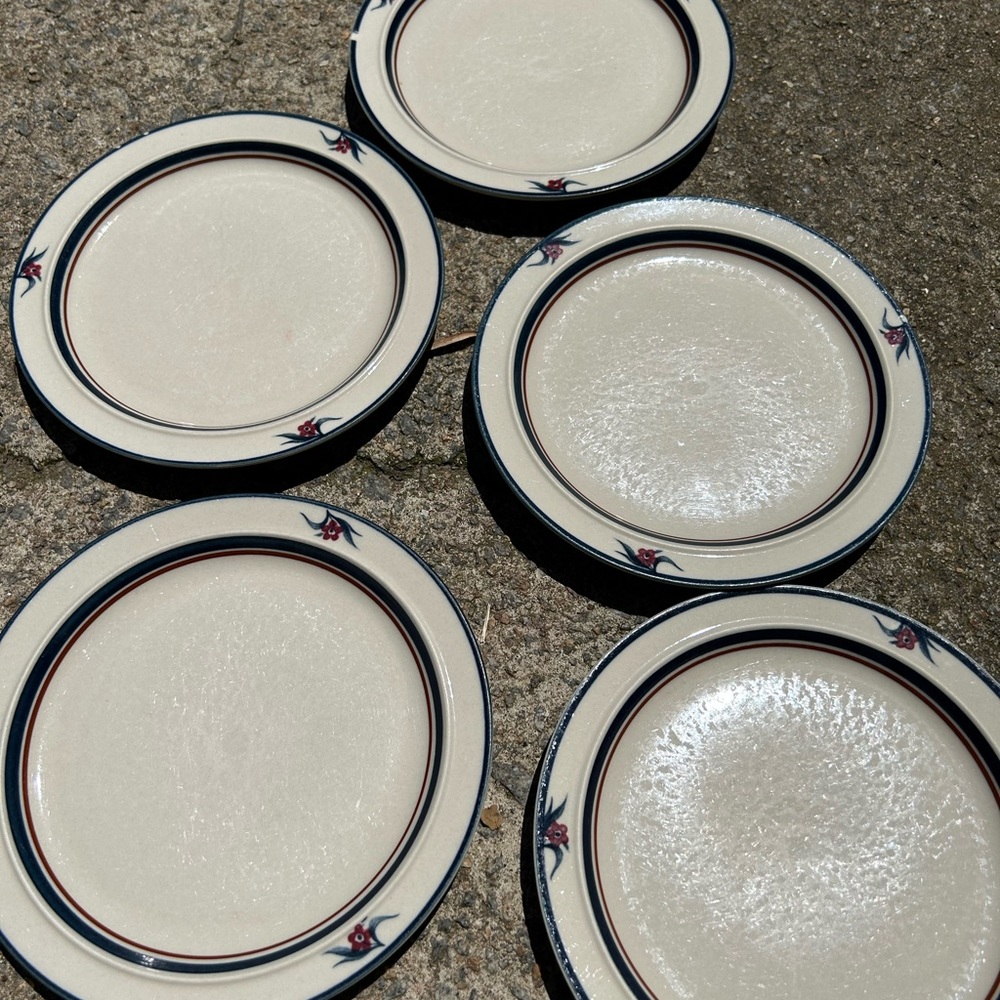 The Cellar by RH Macy Perimeter pattern set of five salad plates